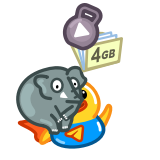 Telegram file management and search icon
